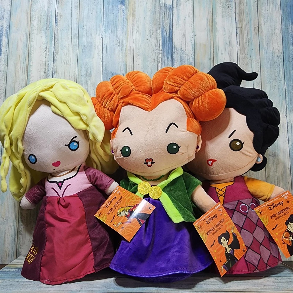 Disney Hocus Pocus Door Greeters Set Of 3 Sanderson Sisters  17 Inch